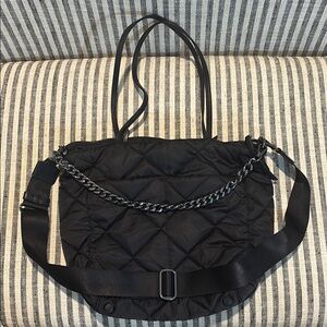 MZ Wallace Black Quilted Quattro Bag